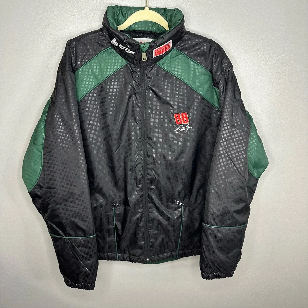Chase NASCAR Dale Earnhardt #88 Amp/National Guard Full Zip Jacket Size Large